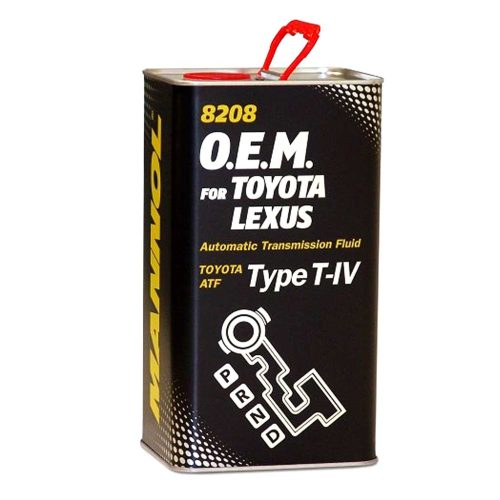 Mannol 8208-4ME - O.E.M. for Toyota/Lexus Type T-IV automataváltó-olaj, 4lit. fémdobozos