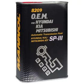   Mannol 8209-1ME O.E.M. for Kia/Hyundai/Mitsubishi SP-III Aut. Special aut.olaj 1lit fémdobozos