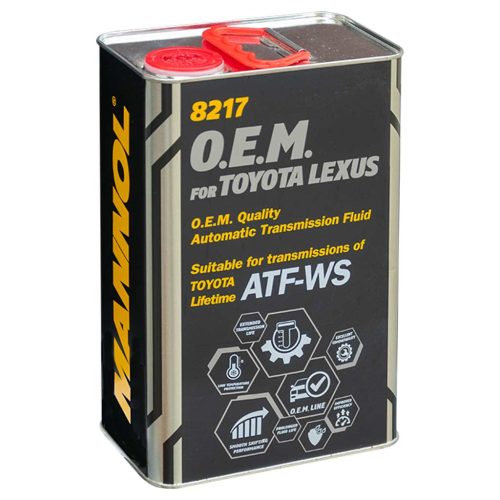 Mannol 8217-4  ATF WS automataváltó-olaj, 4lit, fémdobozos
