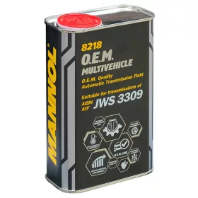   Mannol 8218-1ME O.E.M. Multivehicle JWS 3309 automataváltó-olaj, piros 1lit. fémdobozos