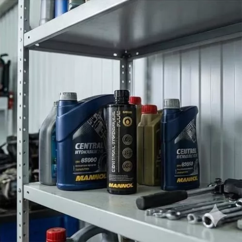 Mannol 8990-05 Central Hydraulic Fluid, Zentralhydrauliköl, központi hidraulika-olaj 450ml