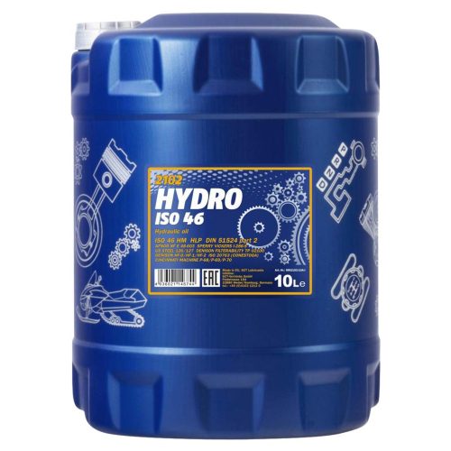Mannol 2102-10 Hydro ISO 46, ISO HM, DIN HLP hidraulikaolaj, 10 liter