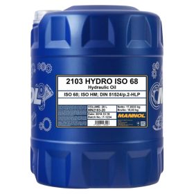   Mannol 2103-20 Hydro ISO 68, ISO HM, DIN HLP hidraulikaolaj, 20 liter