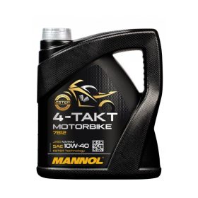   Mannol 7812-4 Motorbike 4-Takt Ester Technology 10W-40 motorolaj, 4 liter