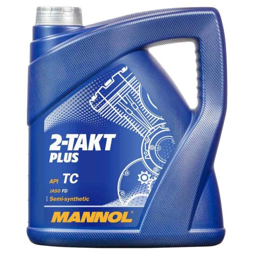 Mannol 7204-4 2-TAKT PLUS API TC 2 ütemű félszintetikus motorolaj, 4 liter