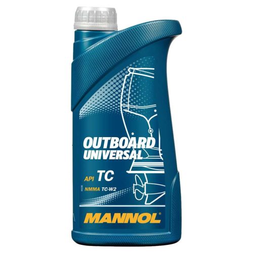 Mannol 7208-1 Outboard Universal kétütemű olaj, 1 liter