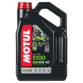   Motul 5100 4T 10W-40 motorkerékpár-motorolaj JASO MA2, API SG, 4lit 104068