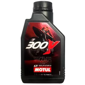   Motul 300V Factory Line Road Racing 4T 15W-50 motorolaj, 1lit 104125