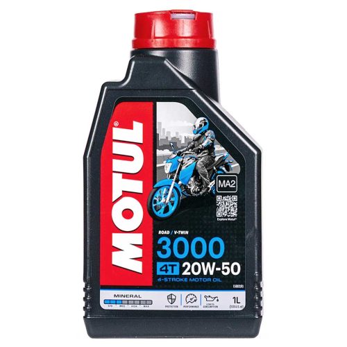 Motul 3000 4T 20W-50 motorolaj, 1lit 107318