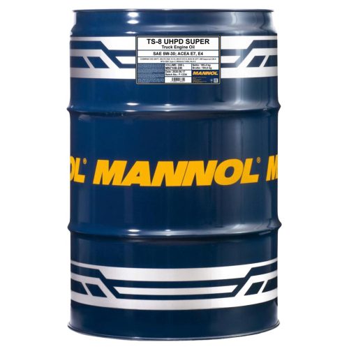 Mannol 7108-DR Truck Special TS-8 UHPD Super 5W-30 motorolaj, 208 liter