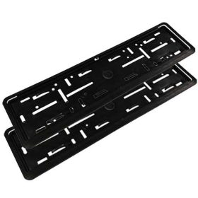   Rendszámtábla tartó keret, személygépjárműhöz, becsúsztatható, párban