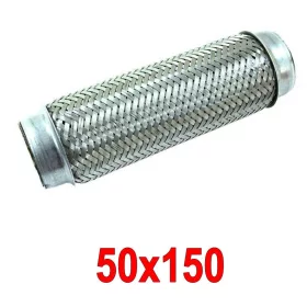 Kipufogó flexibilis cső, flexicső, 50x150mm