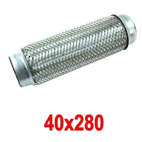 Kipufogó flexibilis cső, flexicső, 40x280mm